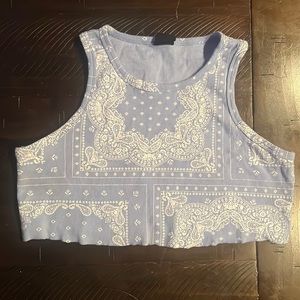 Pacsun Bandana Crop Tank